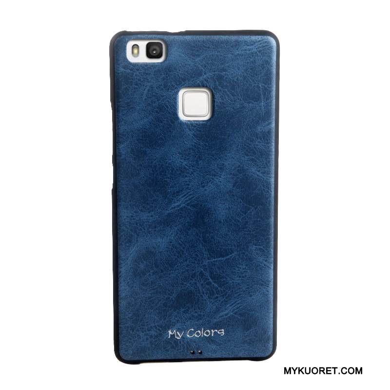 Kuori Huawei P9 Lite Nahka Nuoret Puhelimen Kuoret, Kotelo Huawei P9 Lite Pehmeä Neste Liiketoiminta Punainen