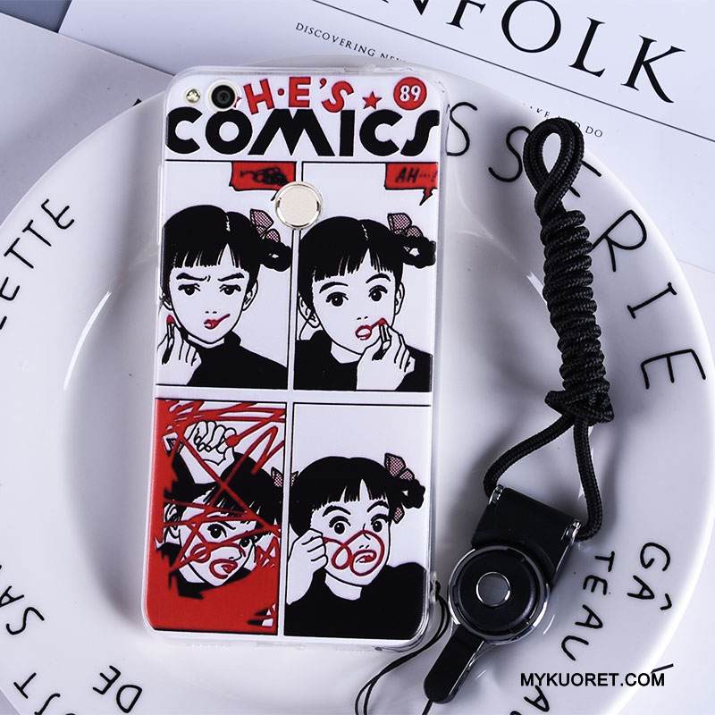 Kuori Huawei P9 Lite Pehmeä Neste Nuoret Puhelimen Kuoret, Kotelo Huawei P9 Lite Silikoni Keltainen Persoonallisuus