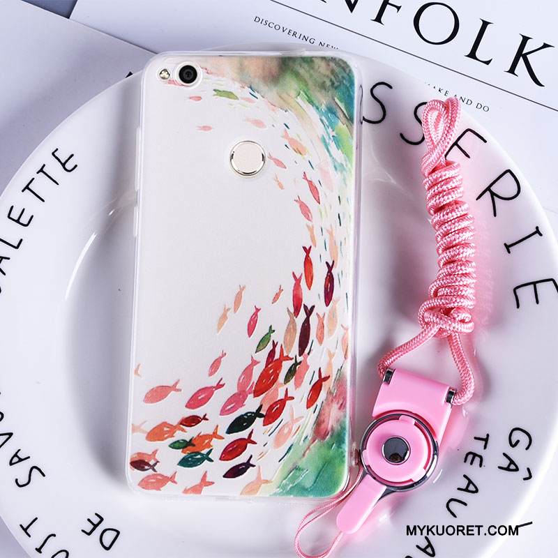 Kuori Huawei P9 Lite Pehmeä Neste Nuoret Puhelimen Kuoret, Kotelo Huawei P9 Lite Silikoni Keltainen Persoonallisuus