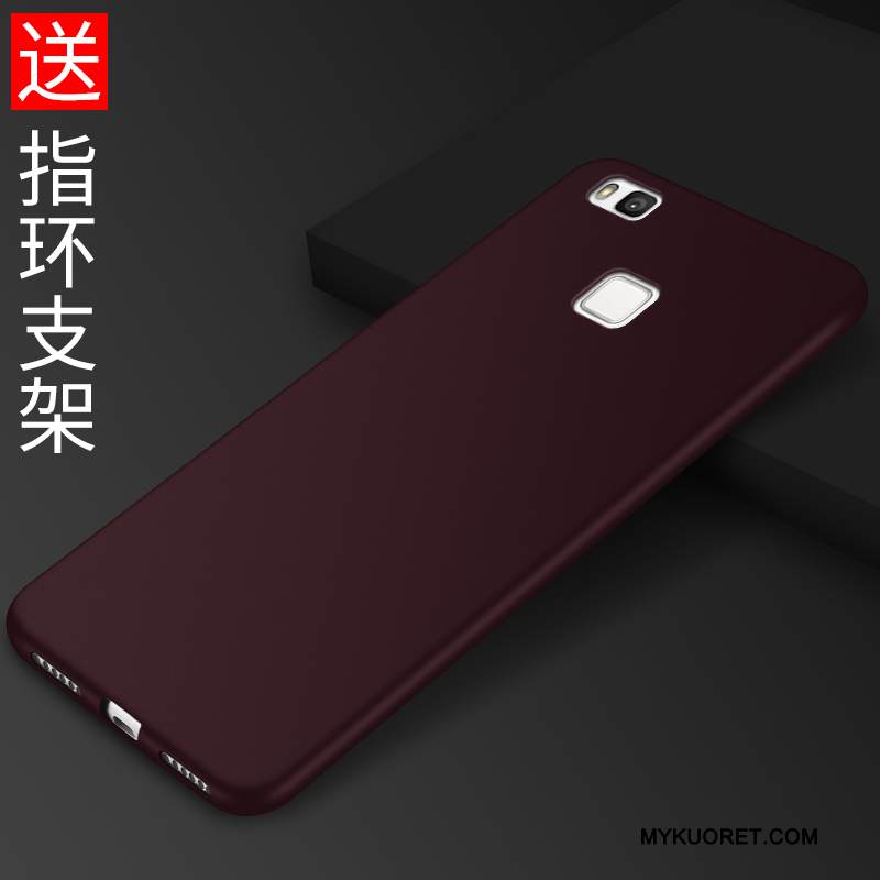 Kuori Huawei P9 Lite Pehmeä Neste Nuoret Puhelimen Kuoret, Kotelo Huawei P9 Lite Suojaus Yksinkertainen Vihreä