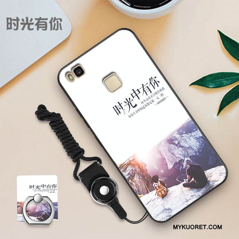 Kuori Huawei P9 Lite Pehmeä Neste Puhelimen Kuoret Ohut, Kotelo Huawei P9 Lite Silikoni Sininen Pesty Suede