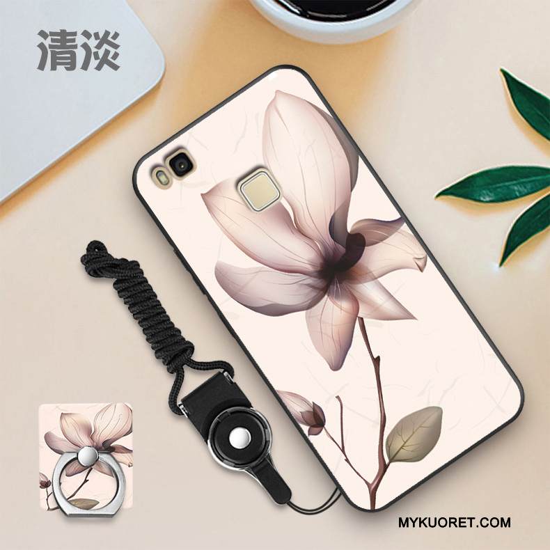 Kuori Huawei P9 Lite Pehmeä Neste Puhelimen Kuoret Ohut, Kotelo Huawei P9 Lite Silikoni Sininen Pesty Suede