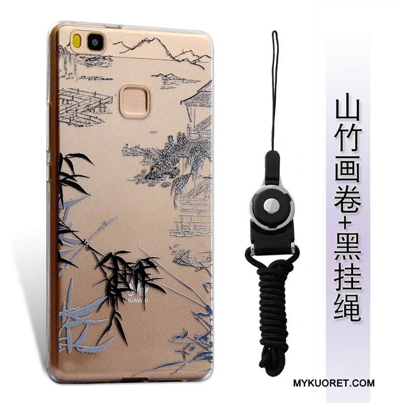 Kuori Huawei P9 Lite Pehmeä Neste Violetti Puhelimen Kuoret, Kotelo Huawei P9 Lite Silikoni Nuoret Ripustettavat Koristeet