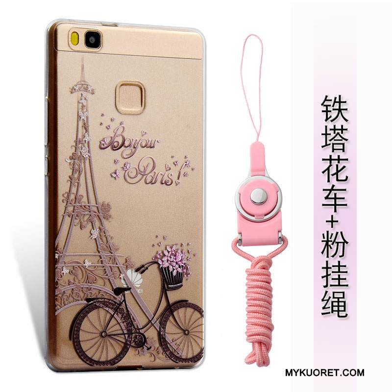 Kuori Huawei P9 Lite Pehmeä Neste Violetti Puhelimen Kuoret, Kotelo Huawei P9 Lite Silikoni Nuoret Ripustettavat Koristeet