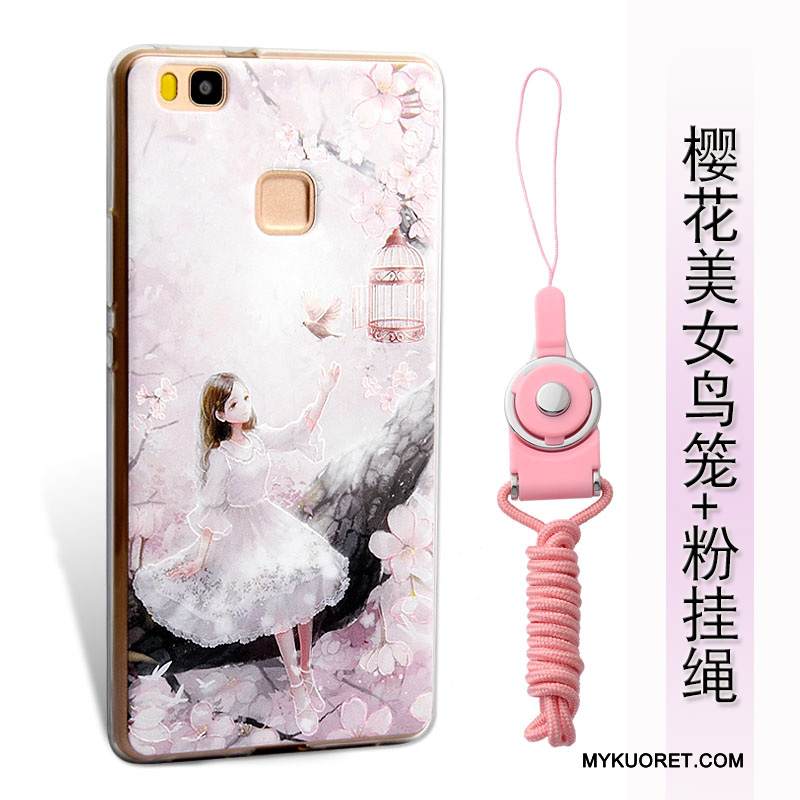 Kuori Huawei P9 Lite Pehmeä Neste Violetti Puhelimen Kuoret, Kotelo Huawei P9 Lite Silikoni Nuoret Ripustettavat Koristeet