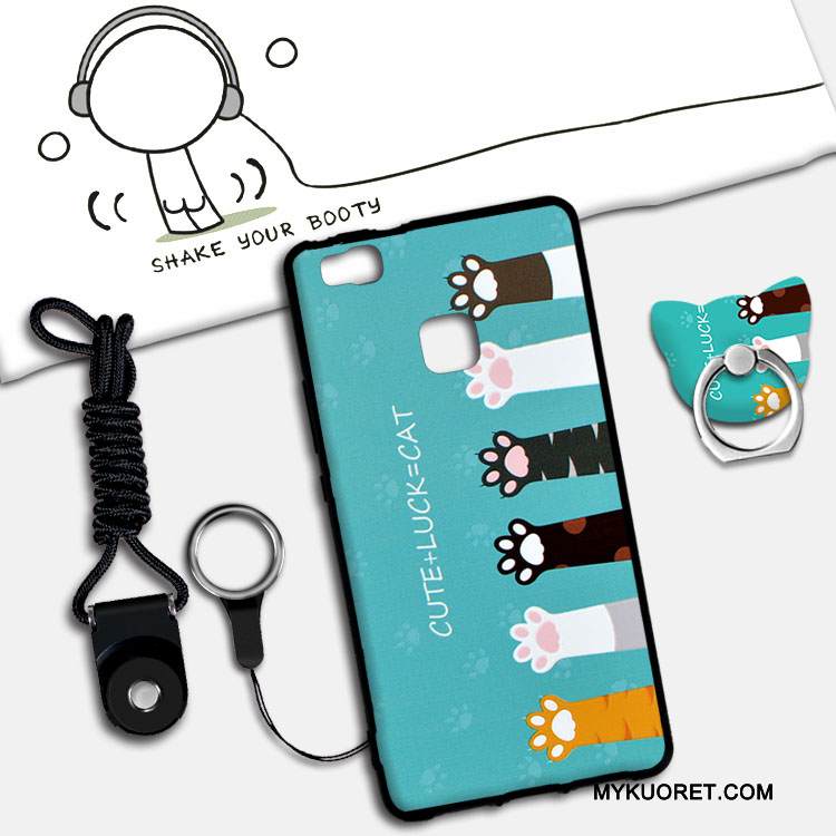 Kuori Huawei P9 Lite Silikoni Jauhe Ripustettavat Koristeet, Kotelo Huawei P9 Lite Tuki Nuoret Puhelimen Kuoret