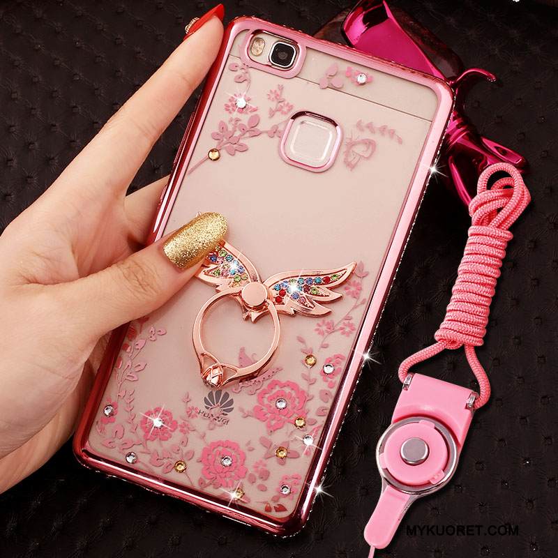 Kuori Huawei P9 Lite Strassi Jauhe Ripustettavat Koristeet, Kotelo Huawei P9 Lite Suojaus Puhelimen Kuoret Nuoret