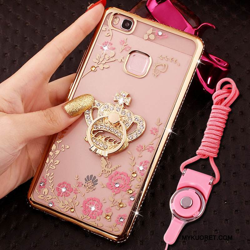 Kuori Huawei P9 Lite Strassi Jauhe Ripustettavat Koristeet, Kotelo Huawei P9 Lite Suojaus Puhelimen Kuoret Nuoret