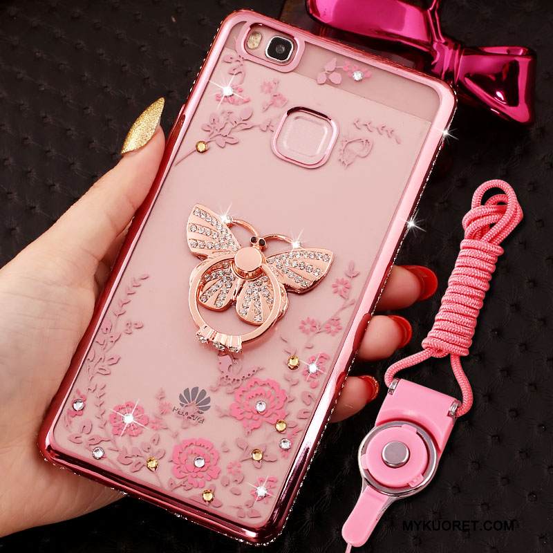 Kuori Huawei P9 Lite Strassi Jauhe Ripustettavat Koristeet, Kotelo Huawei P9 Lite Suojaus Puhelimen Kuoret Nuoret