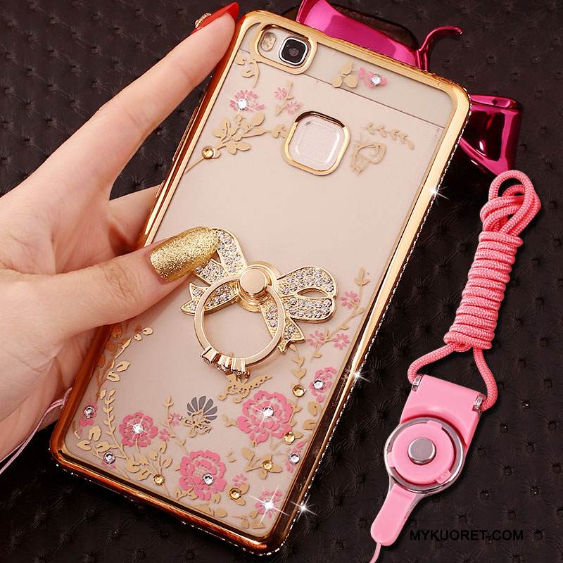 Kuori Huawei P9 Lite Strassi Jauhe Ripustettavat Koristeet, Kotelo Huawei P9 Lite Suojaus Puhelimen Kuoret Nuoret