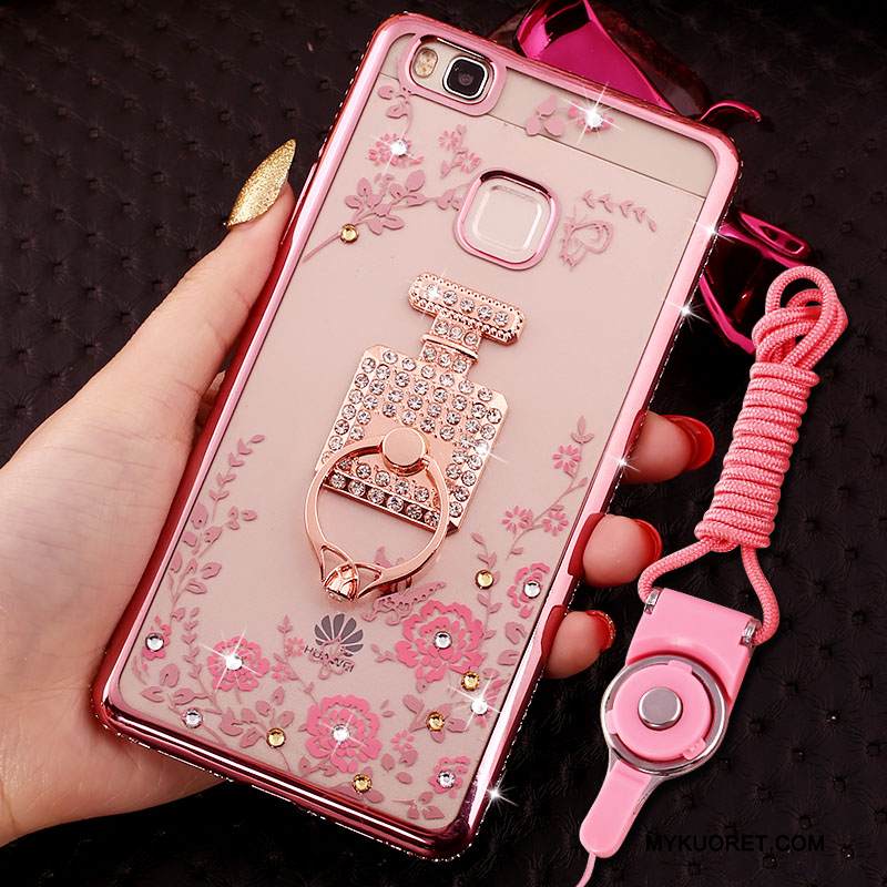 Kuori Huawei P9 Lite Strassi Jauhe Ripustettavat Koristeet, Kotelo Huawei P9 Lite Suojaus Puhelimen Kuoret Nuoret