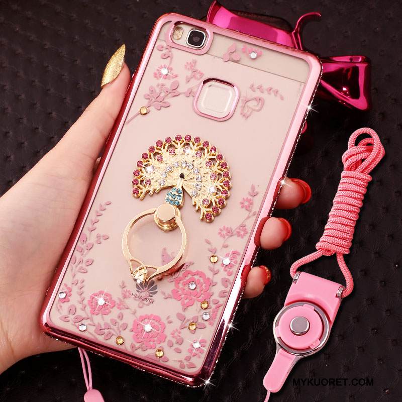 Kuori Huawei P9 Lite Strassi Jauhe Ripustettavat Koristeet, Kotelo Huawei P9 Lite Suojaus Puhelimen Kuoret Nuoret