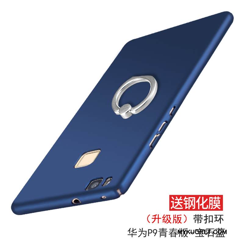 Kuori Huawei P9 Lite Suojaus Pesty Suede Trendi, Kotelo Huawei P9 Lite Murtumaton Kova