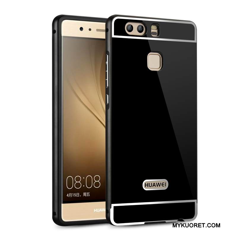 Kuori Huawei P9 Metalli Kehys Hopea, Kotelo Huawei P9 Suojaus Takakansi Puhelimen Kuoret