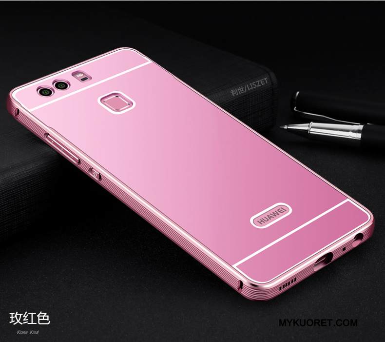 Kuori Huawei P9 Metalli Kova Murtumaton, Kotelo Huawei P9 Suojaus Kulta Korkea