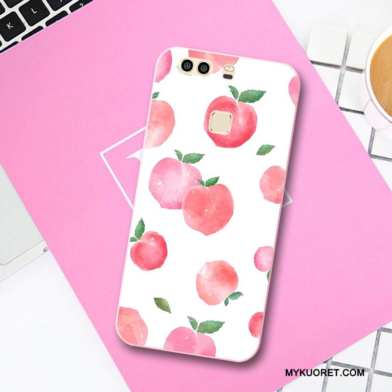 Kuori Huawei P9 Pehmeä Neste Pieni Murtumaton, Kotelo Huawei P9 Silikoni Pesty Suede Keltainen