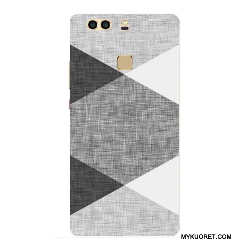 Kuori Huawei P9 Plus Laukut Pesty Suede Kova, Kotelo Huawei P9 Plus Suojaus Sininen Puhelimen Kuoret