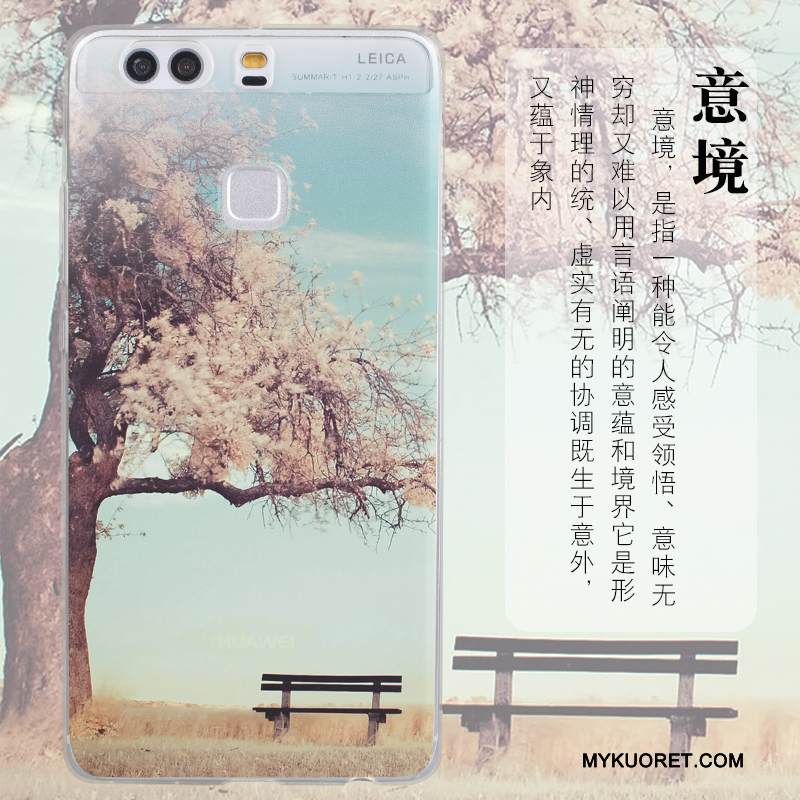 Kuori Huawei P9 Plus Laukut Puhelimen Kuoret Sininen, Kotelo Huawei P9 Plus Silikoni