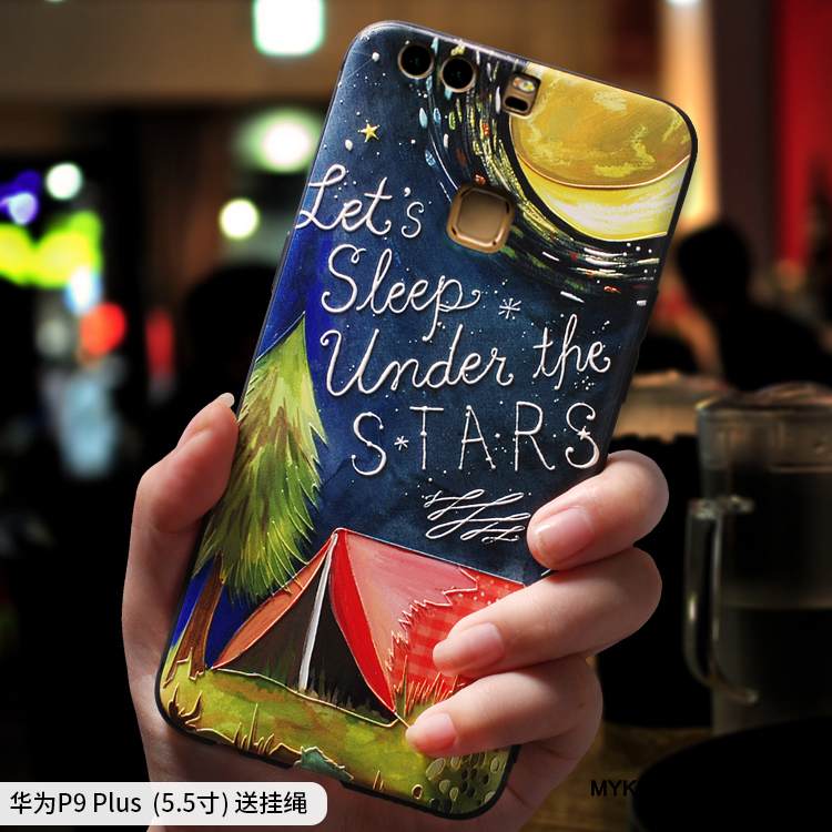 Kuori Huawei P9 Plus Laukut Puhelimen Kuoret Violetti, Kotelo Huawei P9 Plus Luova Persoonallisuus Ripustettavat Koristeet