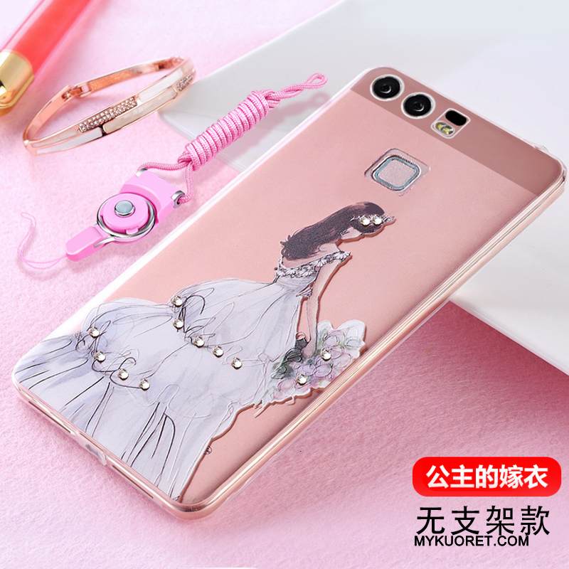 Kuori Huawei P9 Plus Laukut Trendi Murtumaton, Kotelo Huawei P9 Plus Suojaus Puhelimen Kuoret Pu