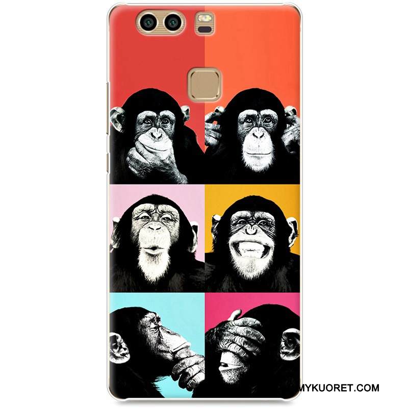 Kuori Huawei P9 Plus Luova Keltainen Kova, Kotelo Huawei P9 Plus Suojaus Puhelimen Kuoret Rakastunut