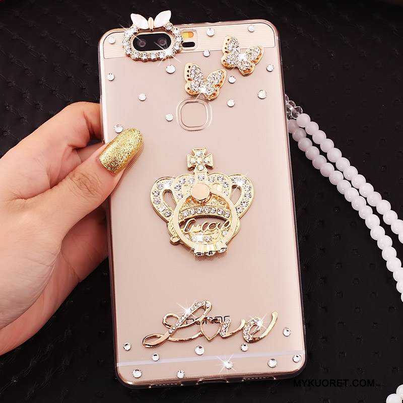 Kuori Huawei P9 Plus Luova Kulta Puhelimen Kuoret, Kotelo Huawei P9 Plus Suojaus Ripustettava Kaula Persoonallisuus