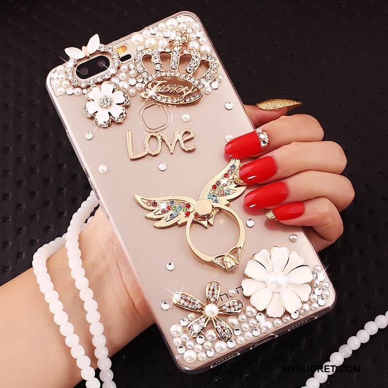 Kuori Huawei P9 Plus Luova Kulta Puhelimen Kuoret, Kotelo Huawei P9 Plus Suojaus Ripustettava Kaula Persoonallisuus