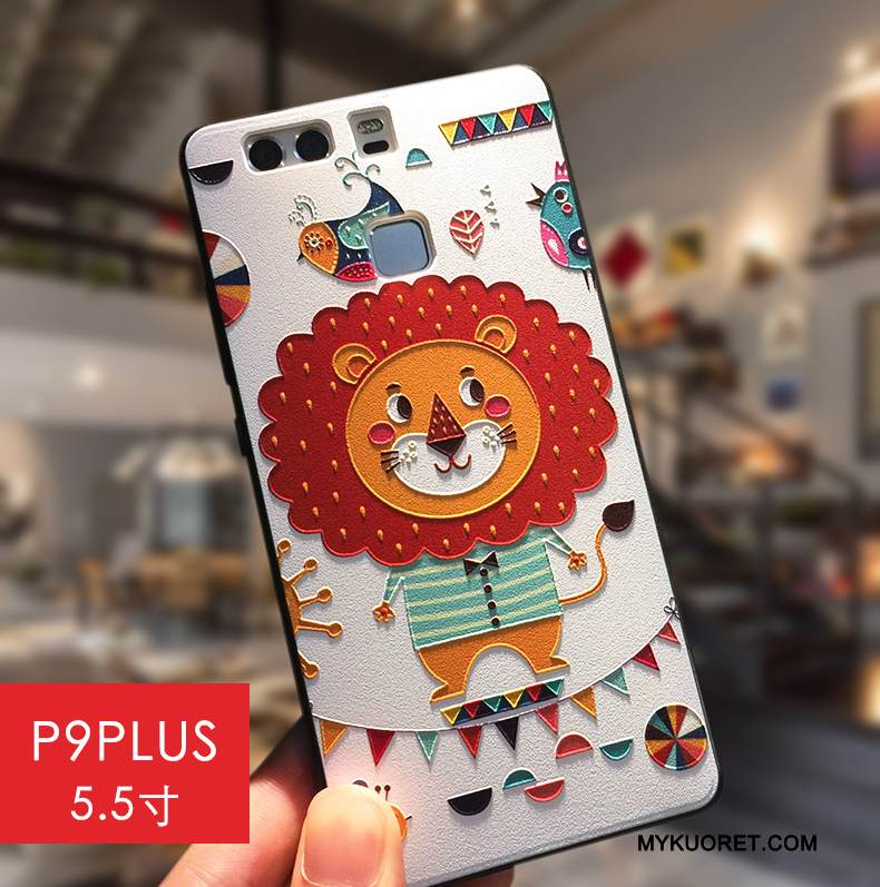 Kuori Huawei P9 Plus Monivärinen Puhelimen Kuoret Ihana, Kotelo Huawei P9 Plus Luova Ripustettavat Koristeet Pesty Suede