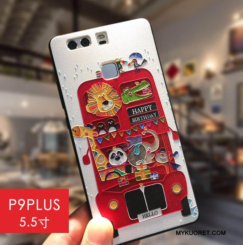 Kuori Huawei P9 Plus Monivärinen Puhelimen Kuoret Ihana, Kotelo Huawei P9 Plus Luova Ripustettavat Koristeet Pesty Suede