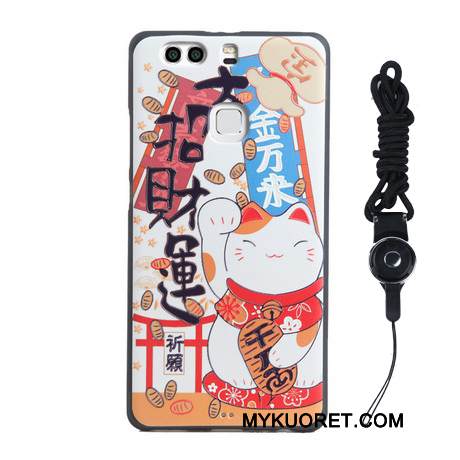 Kuori Huawei P9 Plus Monivärinen Trendi Murtumaton, Kotelo Huawei P9 Plus Luova Puhelimen Kuoret Ripustettavat Koristeet