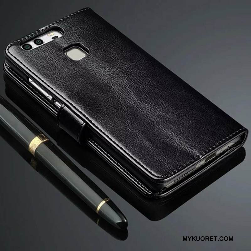 Kuori Huawei P9 Plus Nahka Murtumaton Puhelimen Kuoret, Kotelo Huawei P9 Plus Suojaus