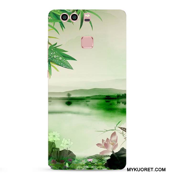 Kuori Huawei P9 Plus Pehmeä Neste Kaunis Maisema, Kotelo Huawei P9 Plus Suojaus Puhelimen Kuoret Persoonallisuus