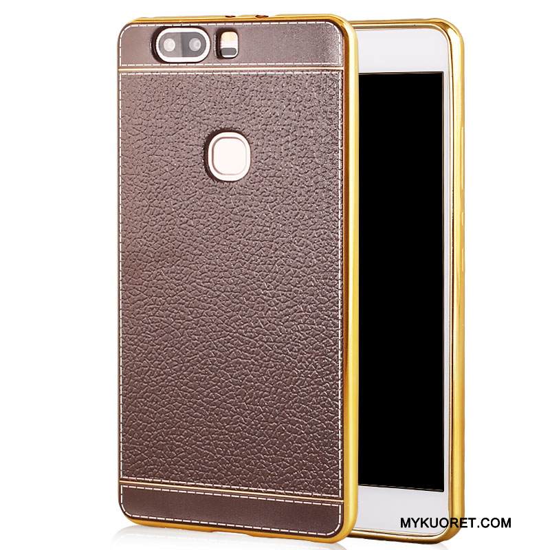 Kuori Huawei P9 Plus Pehmeä Neste Kukkakuvio Punainen, Kotelo Huawei P9 Plus Laukut Murtumaton Pinnoitus