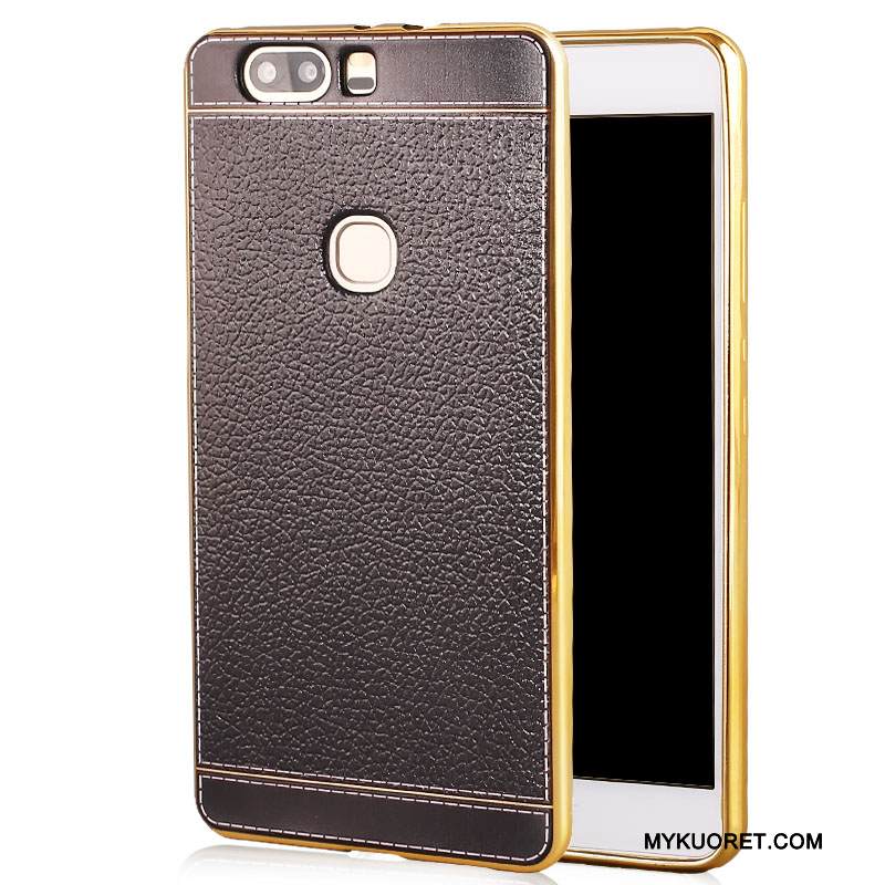 Kuori Huawei P9 Plus Pehmeä Neste Kukkakuvio Punainen, Kotelo Huawei P9 Plus Laukut Murtumaton Pinnoitus