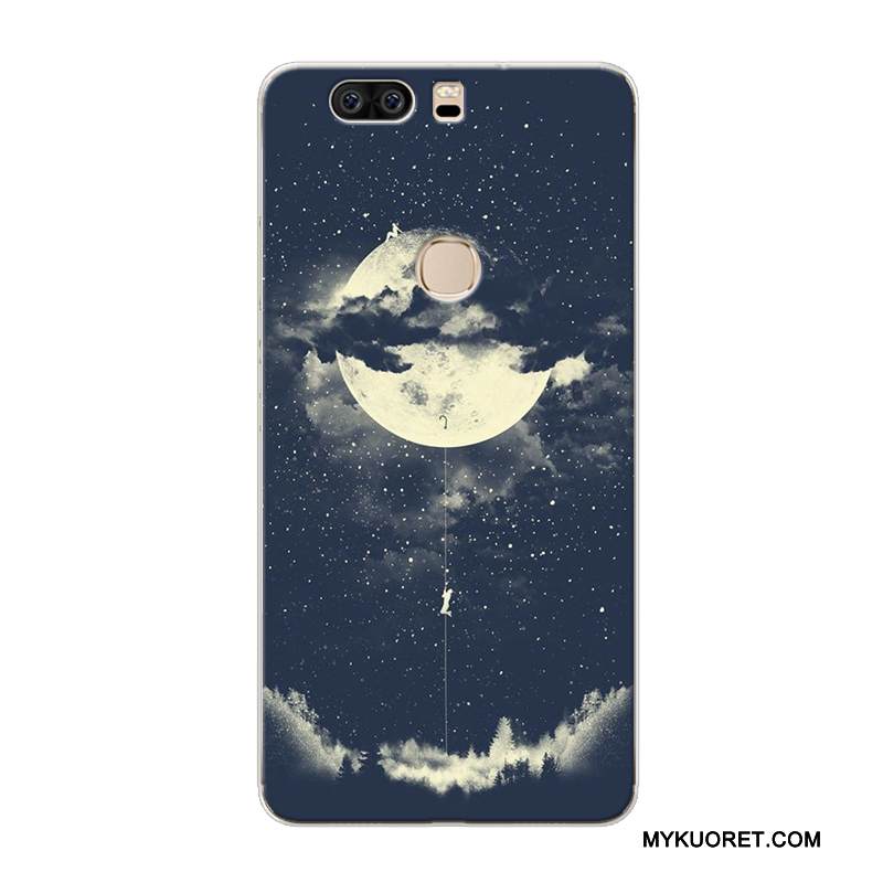 Kuori Huawei P9 Plus Pehmeä Neste Maisema Keltainen, Kotelo Huawei P9 Plus Luova Murtumaton Puhelimen Kuoret