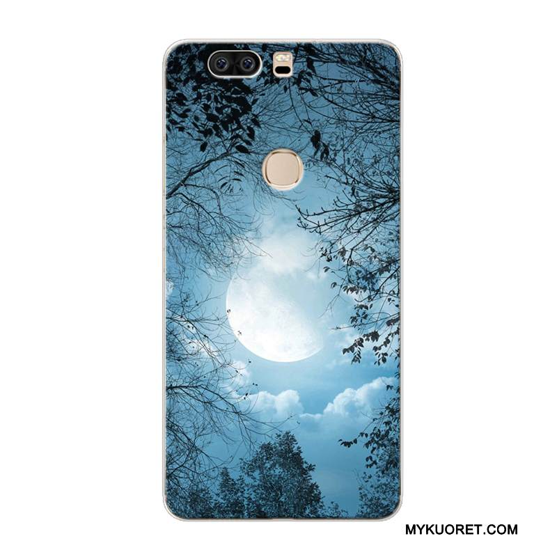 Kuori Huawei P9 Plus Pehmeä Neste Maisema Keltainen, Kotelo Huawei P9 Plus Luova Murtumaton Puhelimen Kuoret