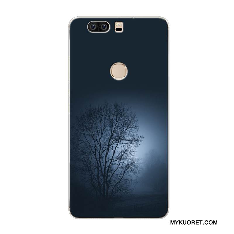Kuori Huawei P9 Plus Pehmeä Neste Maisema Keltainen, Kotelo Huawei P9 Plus Luova Murtumaton Puhelimen Kuoret