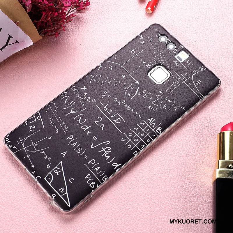 Kuori Huawei P9 Plus Pehmeä Neste Net Red Jauhe, Kotelo Huawei P9 Plus Suojaus Läpinäkyvä Murtumaton