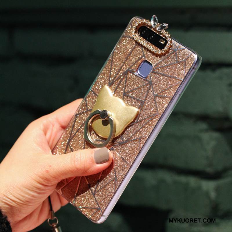 Kuori Huawei P9 Plus Pehmeä Neste Puhelimen Kuoret Murtumaton, Kotelo Huawei P9 Plus Silikoni Ripustettavat Koristeet Jauhe