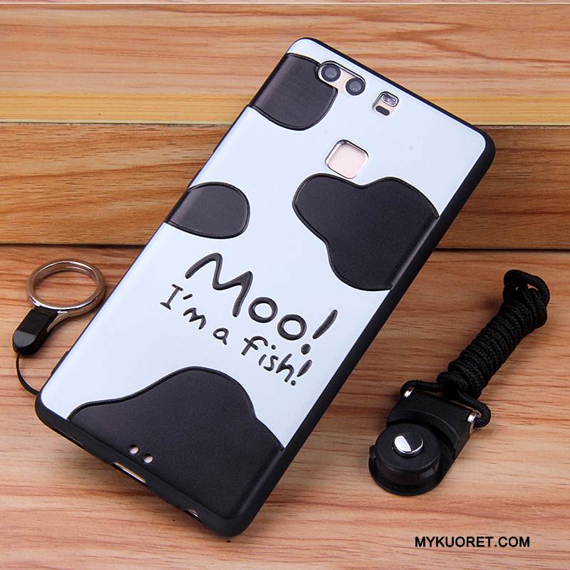 Kuori Huawei P9 Plus Pehmeä Neste Valkoinen Puhelimen Kuoret, Kotelo Huawei P9 Plus Suojaus Trendi Murtumaton