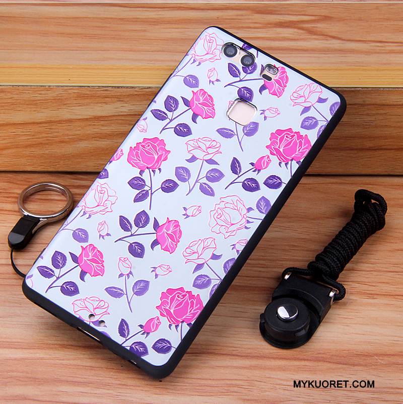 Kuori Huawei P9 Plus Pehmeä Neste Valkoinen Puhelimen Kuoret, Kotelo Huawei P9 Plus Suojaus Trendi Murtumaton