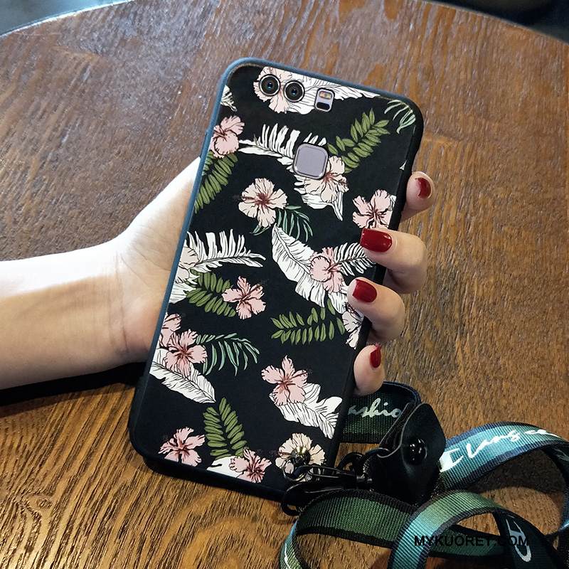 Kuori Huawei P9 Plus Pehmeä Neste Vihreä Puhelimen Kuoret, Kotelo Huawei P9 Plus Silikoni Tide-brändi Persoonallisuus