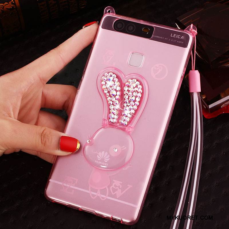 Kuori Huawei P9 Plus Sarjakuva Ohut Violetti, Kotelo Huawei P9 Plus Tuki Ultra