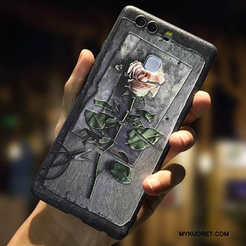 Kuori Huawei P9 Plus Sarjakuva Ripustettavat Koristeet Trendi, Kotelo Huawei P9 Plus Pehmeä Neste Pesty Suede Puhelimen Kuoret