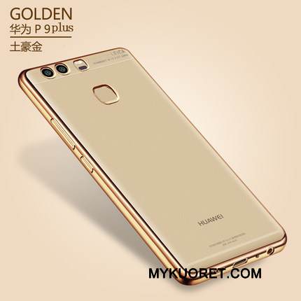 Kuori Huawei P9 Plus Silikoni Läpinäkyvä Pinnoitus, Kotelo Huawei P9 Plus Suojaus Ultra Hopea