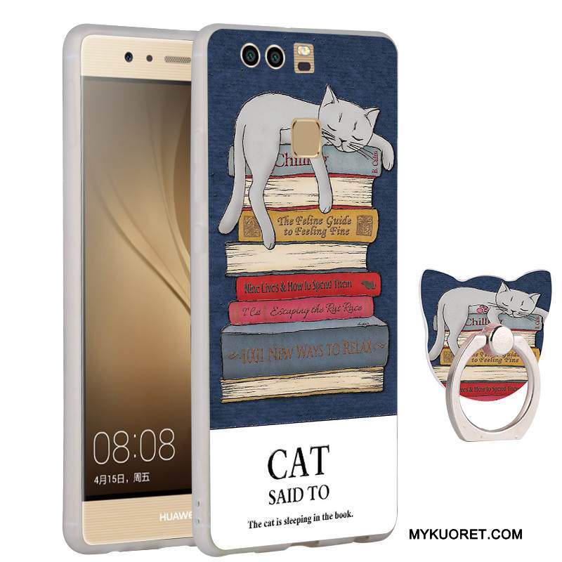 Kuori Huawei P9 Plus Silikoni Murtumaton Pesty Suede, Kotelo Huawei P9 Plus Pehmeä Neste Puhelimen Kuoret