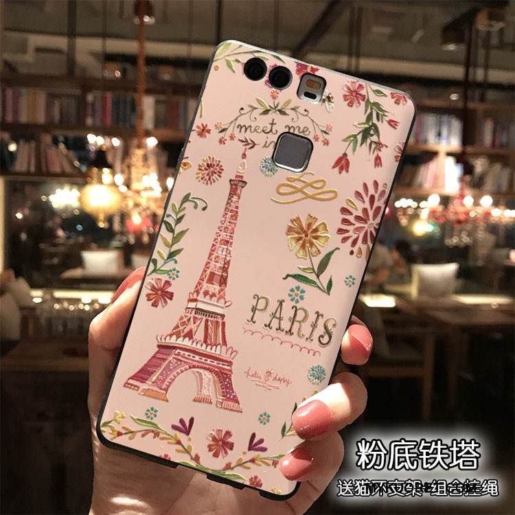 Kuori Huawei P9 Plus Silikoni Puhelimen Kuoret Persoonallisuus, Kotelo Huawei P9 Plus Ripustettavat Koristeet Jauhe