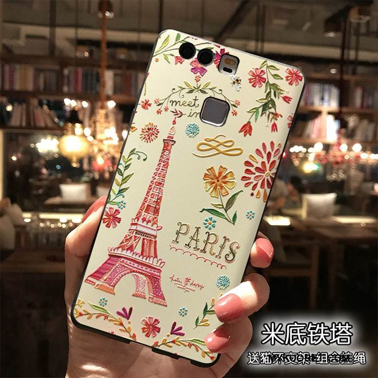 Kuori Huawei P9 Plus Silikoni Puhelimen Kuoret Persoonallisuus, Kotelo Huawei P9 Plus Ripustettavat Koristeet Jauhe