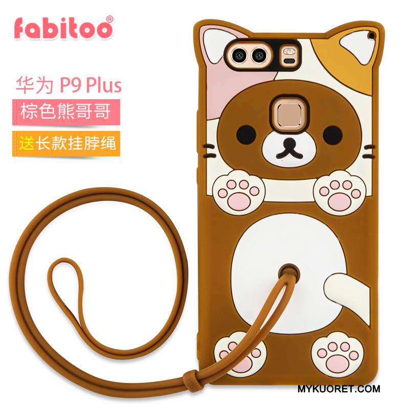 Kuori Huawei P9 Plus Silikoni Puhelimen Kuoret Rengas, Kotelo Huawei P9 Plus Suojaus Jauhe Kani