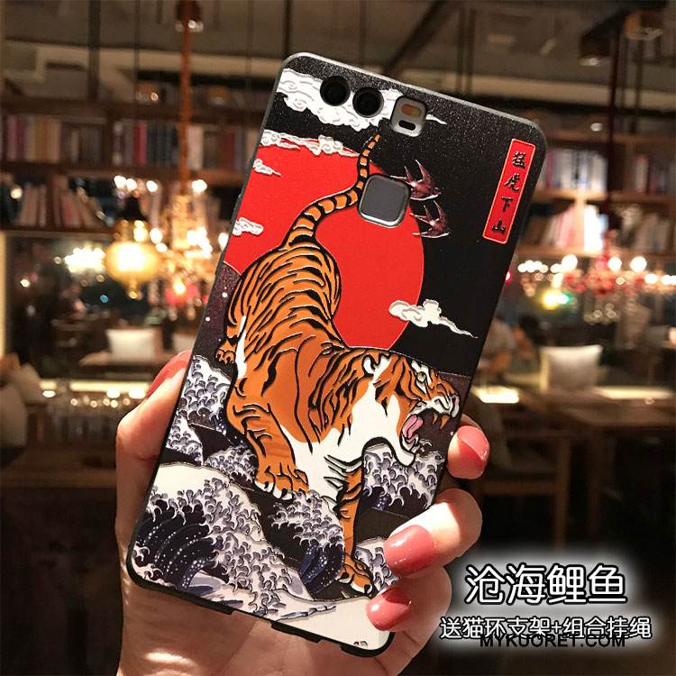 Kuori Huawei P9 Plus Silikoni Puhelimen Kuoret Trendi, Kotelo Huawei P9 Plus Persoonallisuus Ripustettavat Koristeet